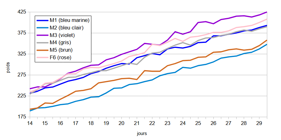 weight curve weeks 3 and 4